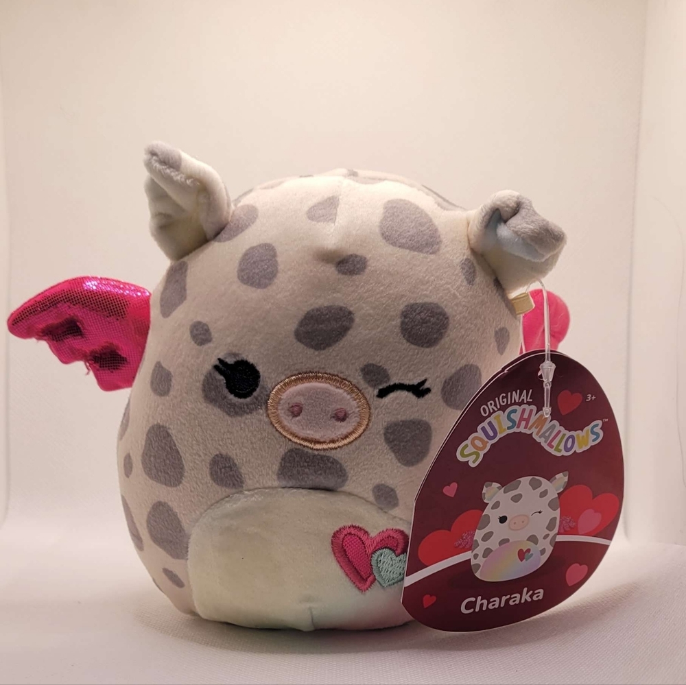 Charaka The Pig Valentines 5 Inch Squishmallow!